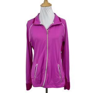 Sunice Jacket Womens M Medium Geranium Gumdrop Esther SuperliteFX Stretch Zip Up
